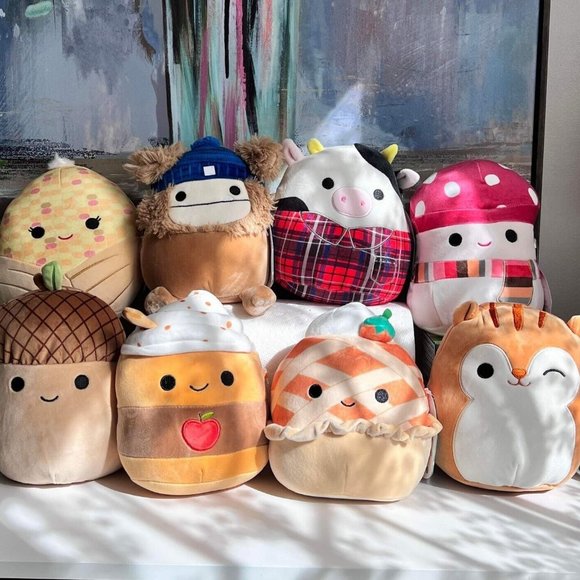 Squishmallows Toys Free Shipping All 8 Of The Fall Harvest Squad